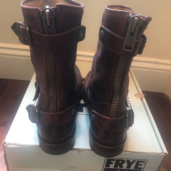Frye Veronica boot dark brown size 9 classic - Picture 6 of 7